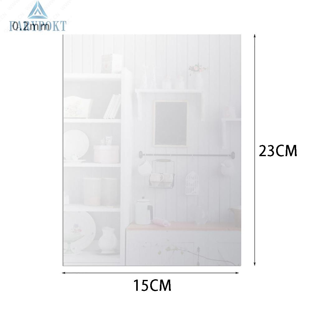 4 Miếng gương dán tường trang trí hình vuông
