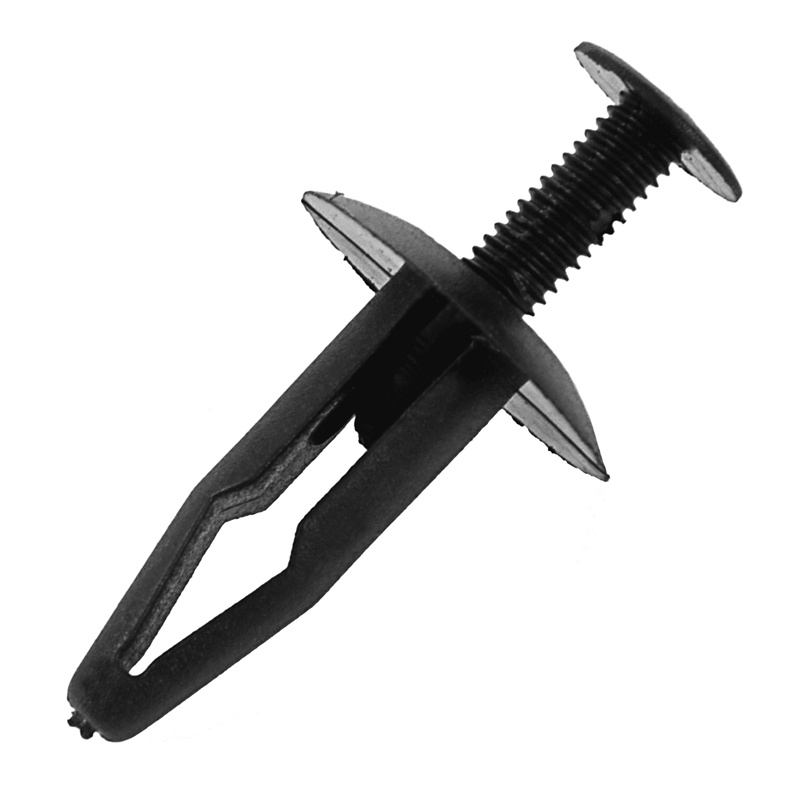 Set 45 Đinh Tán Nhựa Màu Đen 8Mm &amp; 32Mm