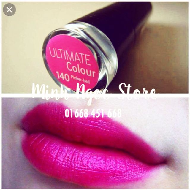 Son CATRICE dòng Ultimate Colour 140 - màu Hồng cánh sen tươi thắm Pinker Bell