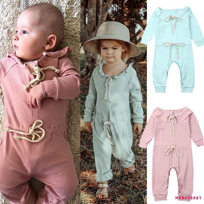 Bộ Áo Liền Quần Cotton Dễ Thương Cho Trẻ Sơ Sinh