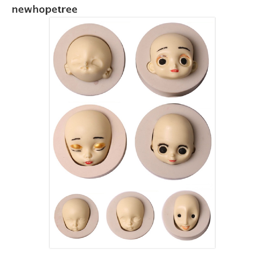 Khuôn Silicone Làm Bánh Hình Mặt Em Bé