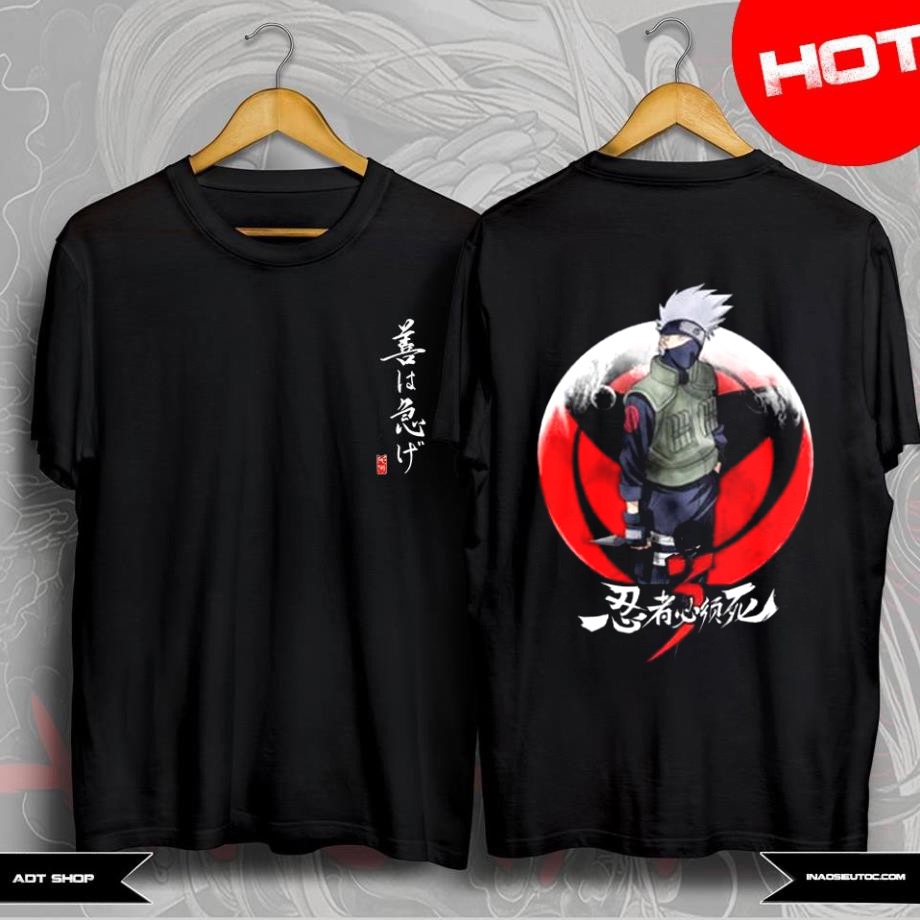 Áo thun Naruto Minato Hokage Đệ Tứ - Hatake Kakashi ITachi cực chất