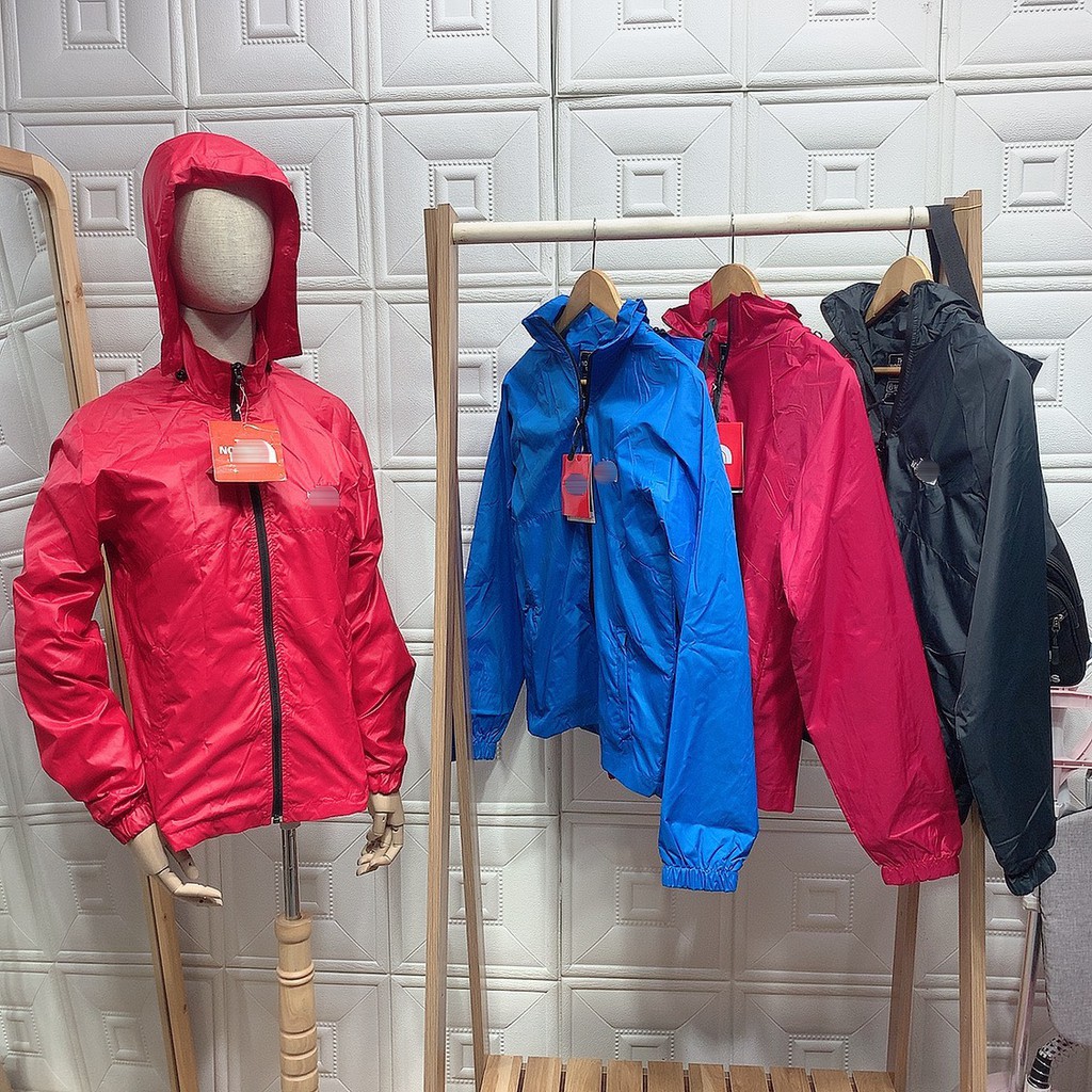 Áo khoác gió nam nữ 2 lớp áo khoác chống nước 1B10