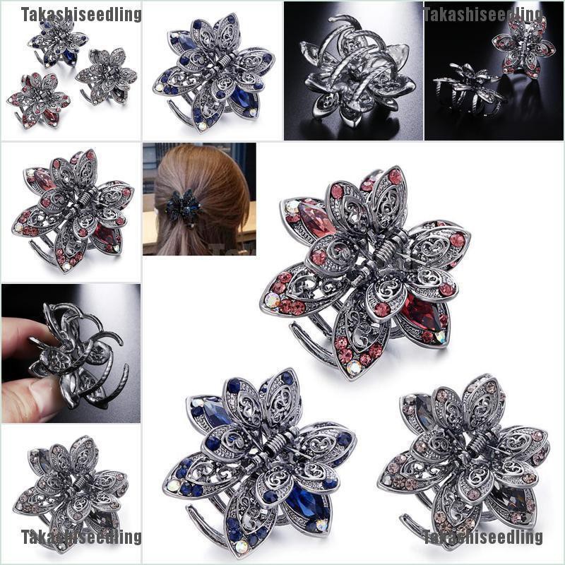 Kẹp Tóc Hình Con Cua Đính Đá Lấp Lánh Thời Trang