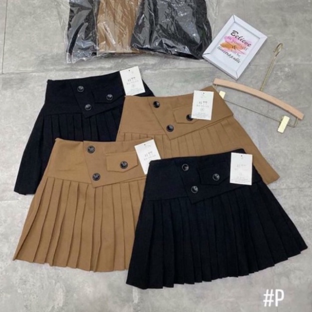 Chân váy xếp ly -chân váy tennis ngắn thu đông_383 mầu trắng, babydoll ulzzang mềm nội y xanh