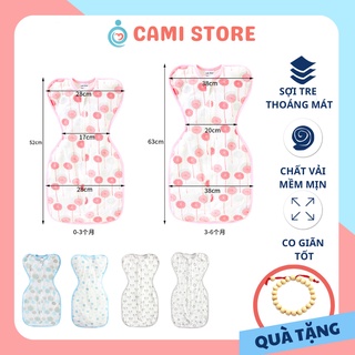 Chính hãng - Nhộng chũn Lionbear - Túi ngủ Lion Bear dành cho bé mùa hè chất cotton tre thoáng mát - Camistore