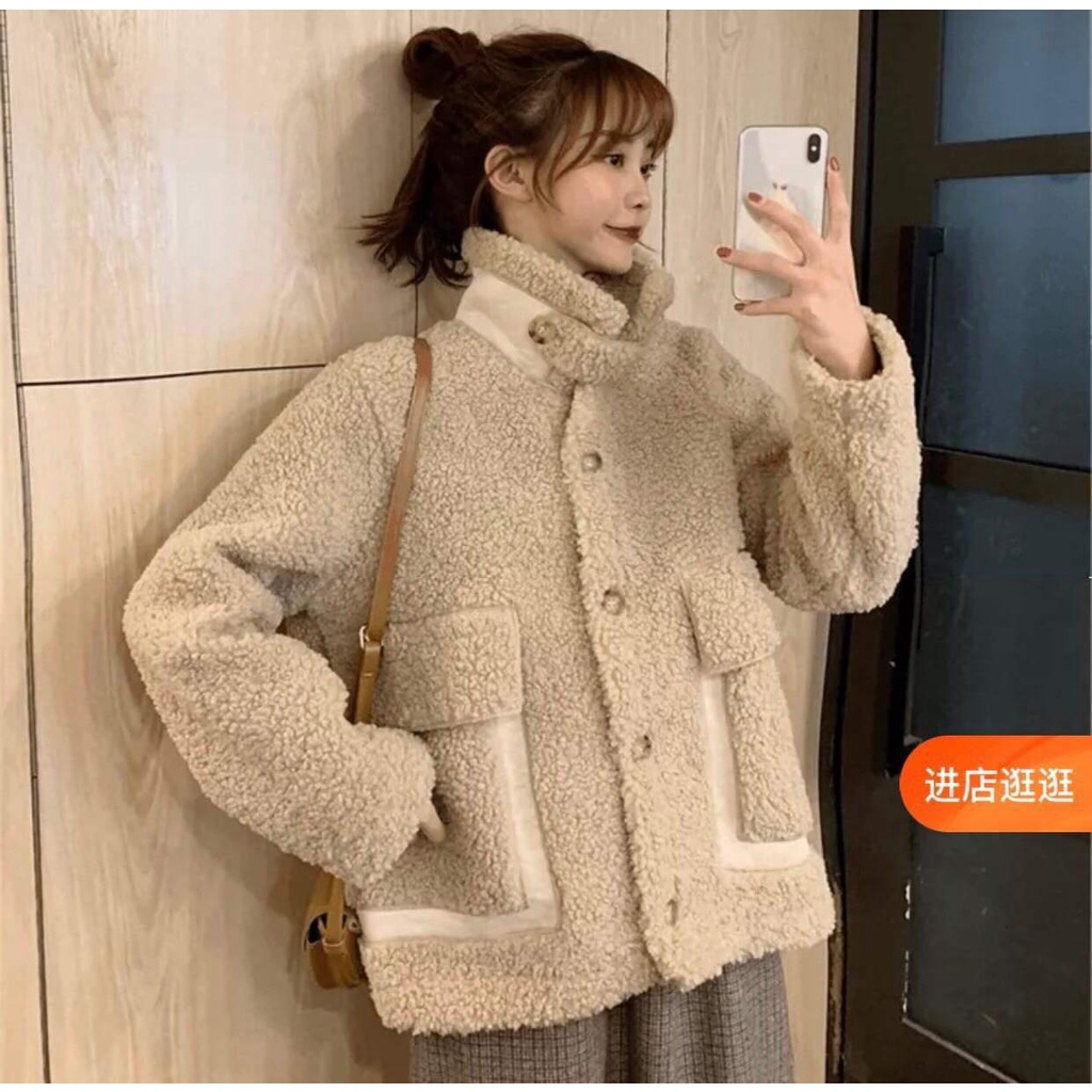 Áo khoác lông túi hộp  hàng form to đẹp nhé | BigBuy360 - bigbuy360.vn