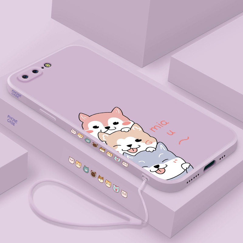 Ốp Điện Thoại TPU Mềm Chống Sốc Hình Ba Chú Thú Cưng Dễ Thương Cho iPhone X XR XS Max 6 6S 7 8 Plus SE 2020 2022