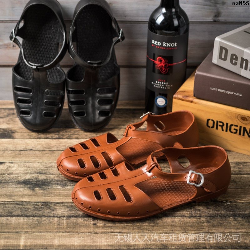 Giày Sandal Nhựa Xỏ Ngón Đế Cao Su Thời Trang Mùa Hè Quân Đội 3838 Dùng Để Biểu Diễn Sân Khấu Dành Cho Nam