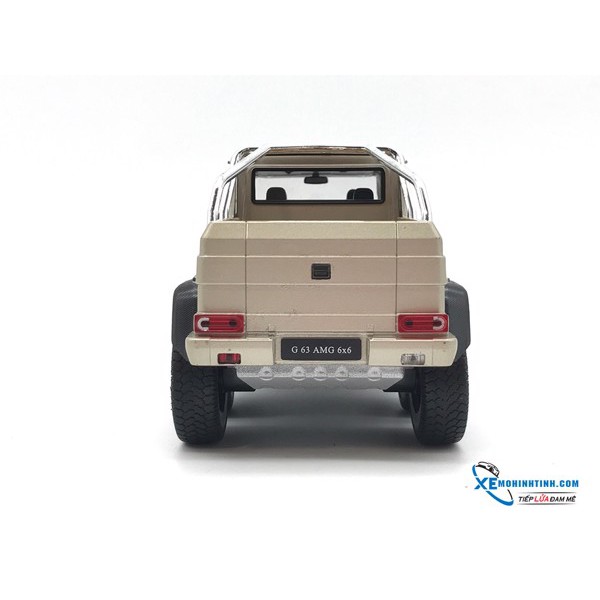 Xe Mô Hình Mercedes Benz G63 6X6 1:24 Welly (Gold)