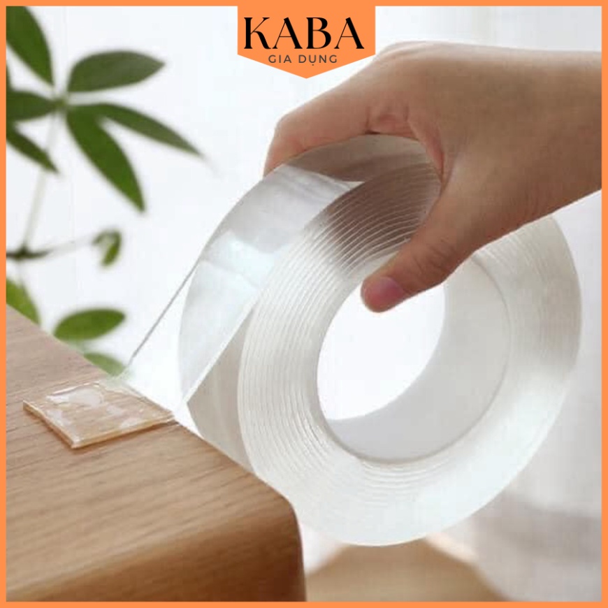 Băng Keo Hai Mặt Siêu Dính Dài 2 Mét KABA