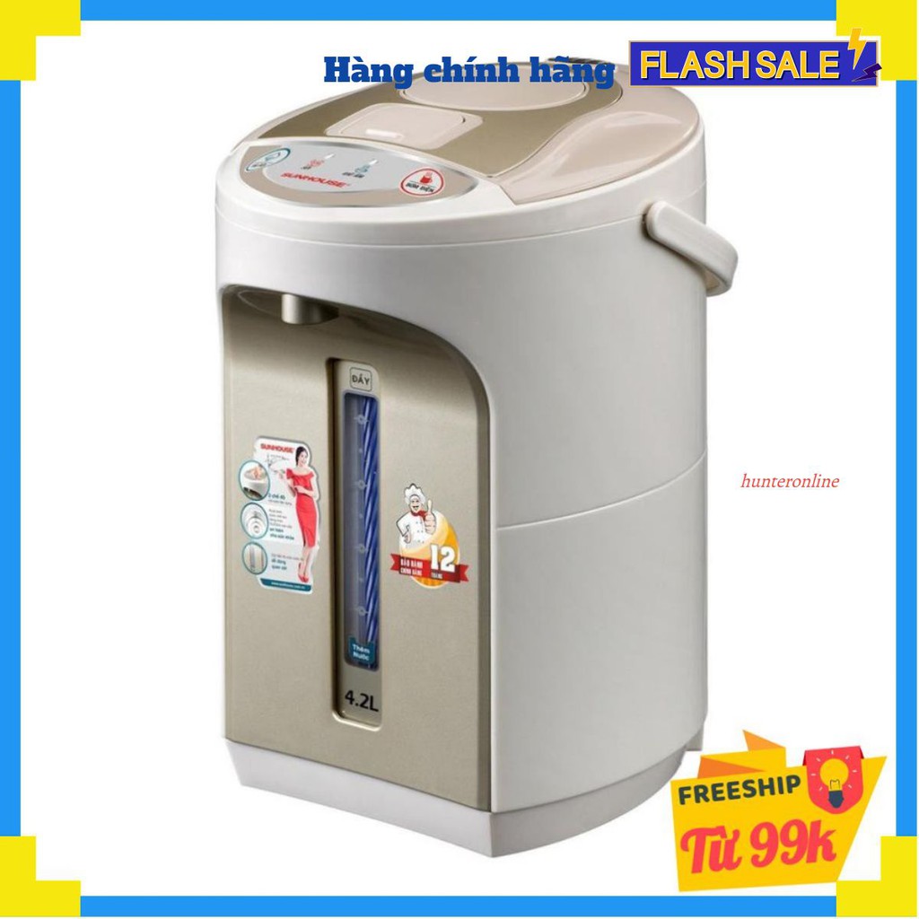 Bình thủy điện Sunhouse 4.2L SHD1542 - hàng chính hãng