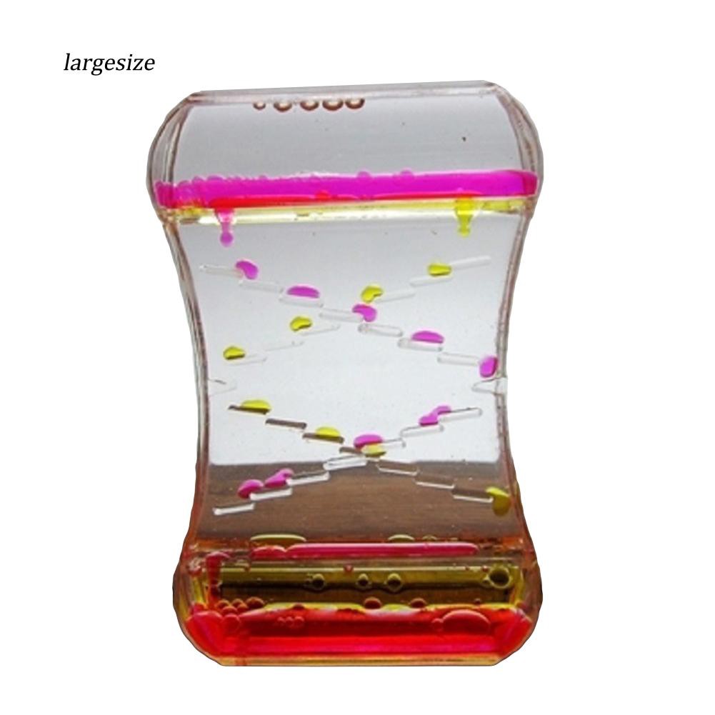 Đồng hồ cát dầu lỏng trang trí bàn làm việc