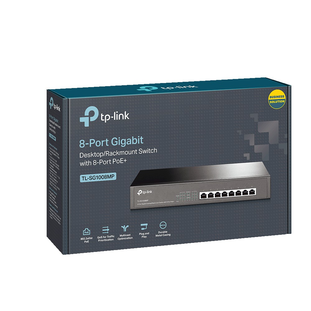 Bộ chia mạng TP-Link TL-SG1008MP 8 cổng POE Gigabit (Chính Hãng TP-Link Việt Nam)