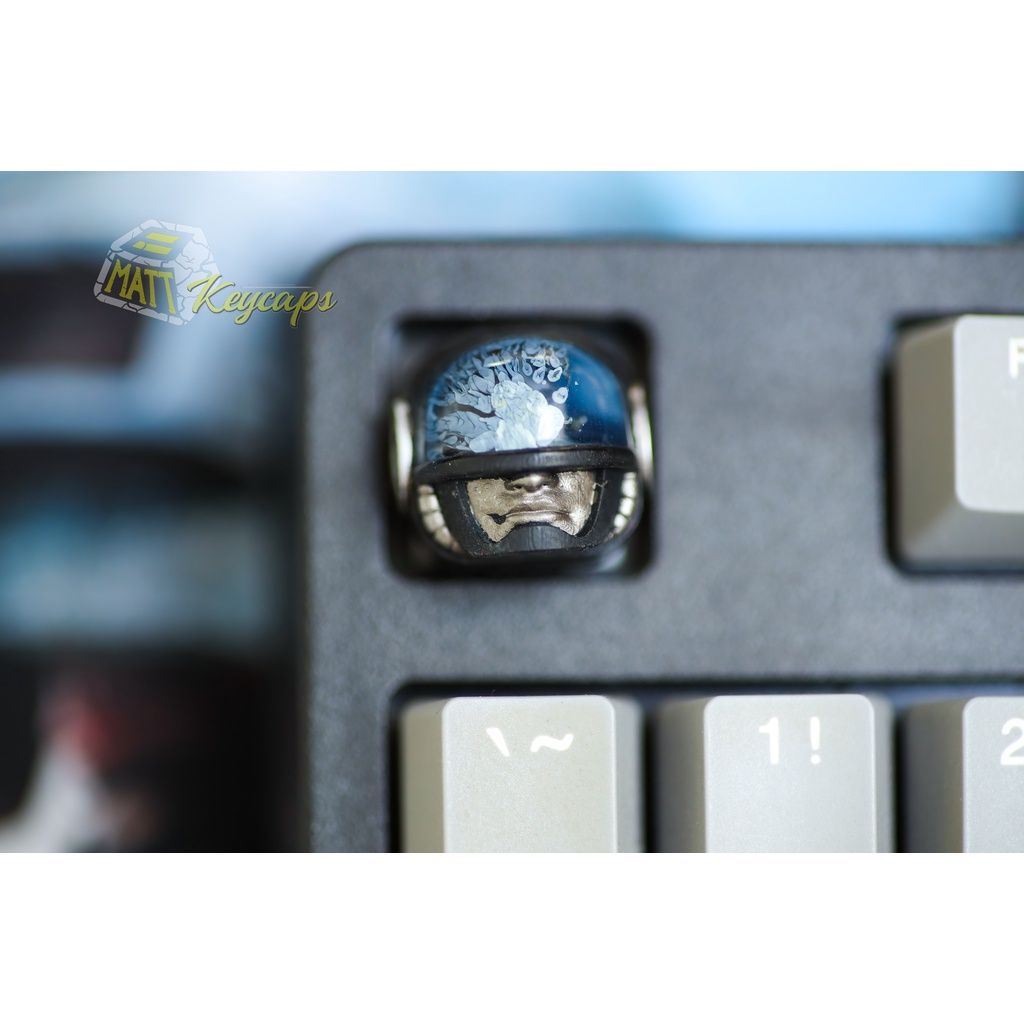 Robocop Keycaps - Artisan Keycaps - Nút Bàn Phím Cơ Robocop- Trang Trí Bàn Phím Cơ Robocop