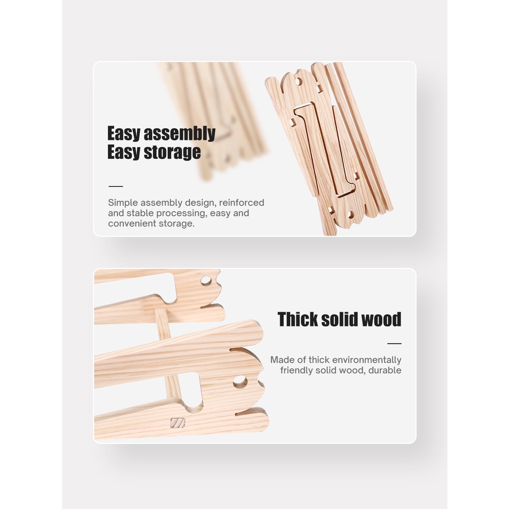 Giá Đỡ Laptop Bằng Gỗ 10-17.6 Inch Dễ Sử Dụng