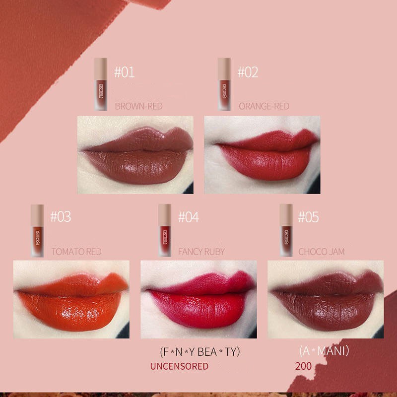 (Hàng Mới Về) Set 5 Son Môi Hold Live Chống Thấm Nước Và Lâu Trôi Cao Cấp | BigBuy360 - bigbuy360.vn