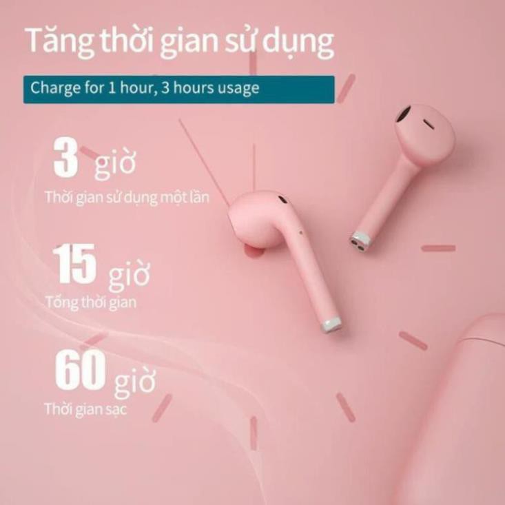 Tai nghe không dây, Tai nghe bluetooth inpods 12 TWS, phiên bản tốt nhất, mic chống ồn, cảm biến, bảo hành 12 tháng