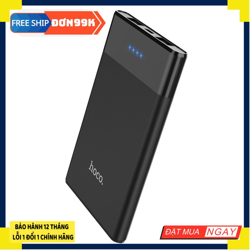 Pin sạc dự phòng siêu nhỏ gọn 5000mAH Hoco B35D - Hàng phân phối chính hãng Giá rẻ nhất shopee