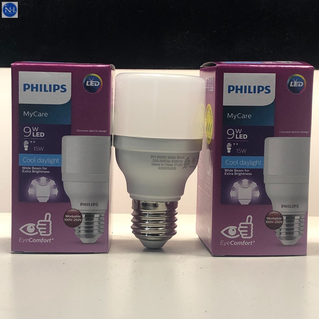 Bóng Đèn LEDBright PHILIPS 9W Lumen 900 E27 Ánh Sáng Trắng/Vàng Bảo Hành 2 Năm