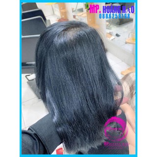 [ H Ó T] Tuýt Nhuộm Tóc Xanh Dương Đen Khói  Tặng Kèm Oxi Và Găng Tay ( Kella 2.8)