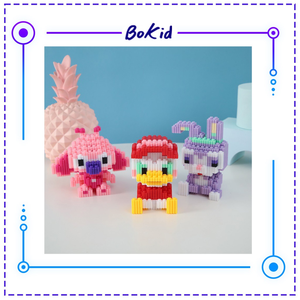 Disney khối xếp hình nhân vật hoạt hình Stick dễ thương cho bé phát triển trí tuệ