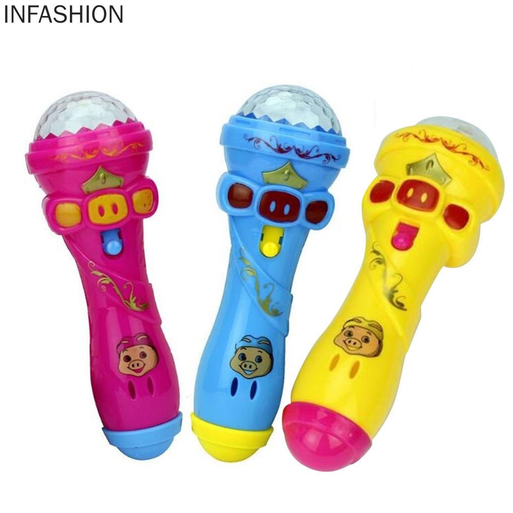 Micro đồ chơi có đèn led đáng yêu cho bé sử dụng pin