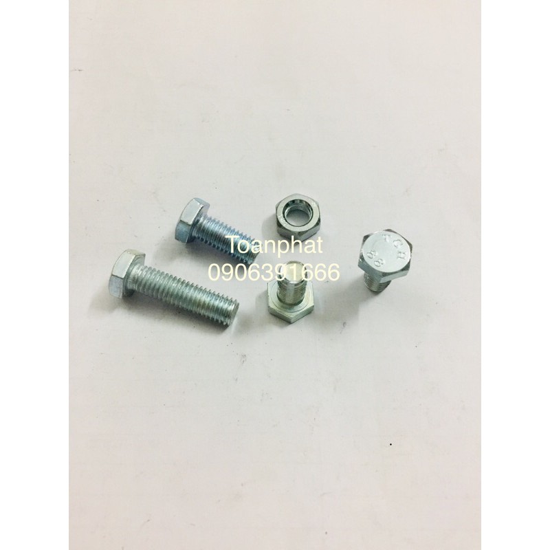 50 bộ bulon + tán M8| size M8x30 mm