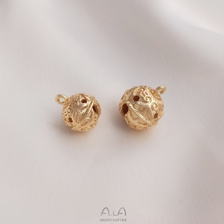 Chuông Đồng 14K Nhiều Màu Sắc Chuyên Dụng Cho Làm Đồ Trang Sức Thủ Công