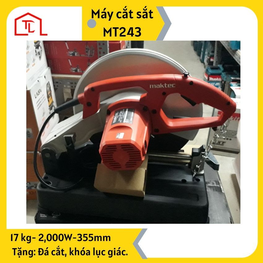 [CAM KẾT CHÍNH HÃNG] Máy cắt sắt Maktec MT243 355mm 2000W có bán tại Ngô Thành Lợi