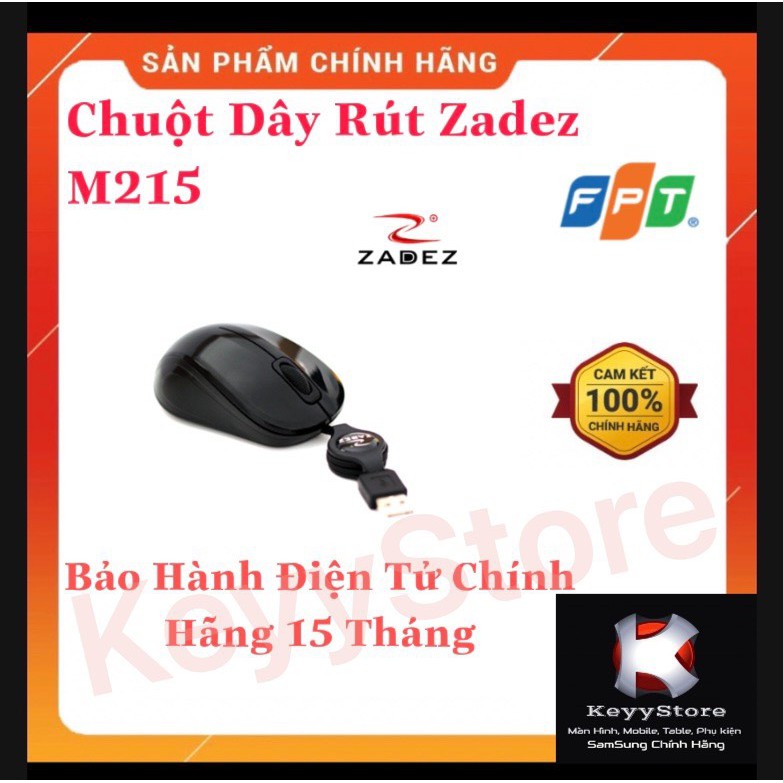 ❤️KeyyStore❤️ Chuột dây rút Zadez M215 M121 bảo hành 1 đổi 1 12 Tháng Tại Shop - Bảo Hành Hãng 15 Tháng Siêu Bền Đẹp