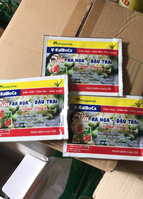 SIÊU RA HOA ĐẬU QUẢ GÓI 20gr