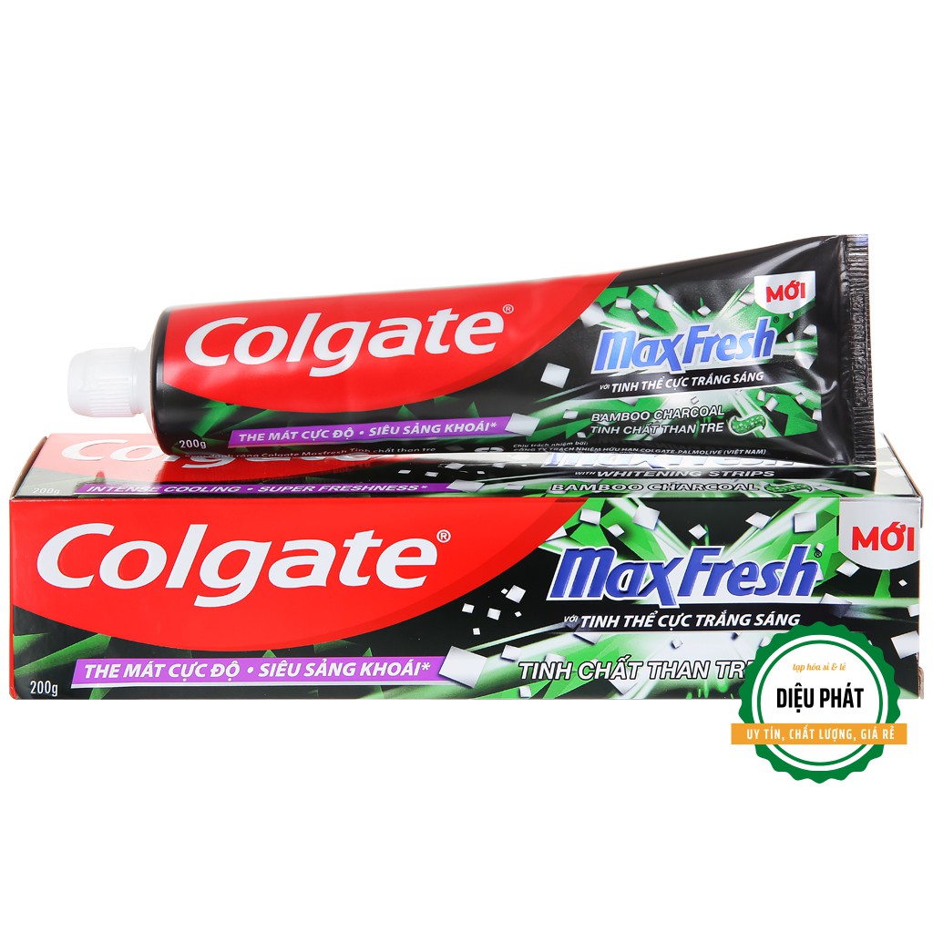 ⚡️ Kem Đánh Răng Colgate MaxFresh Tinh Chất Than Tre 200g