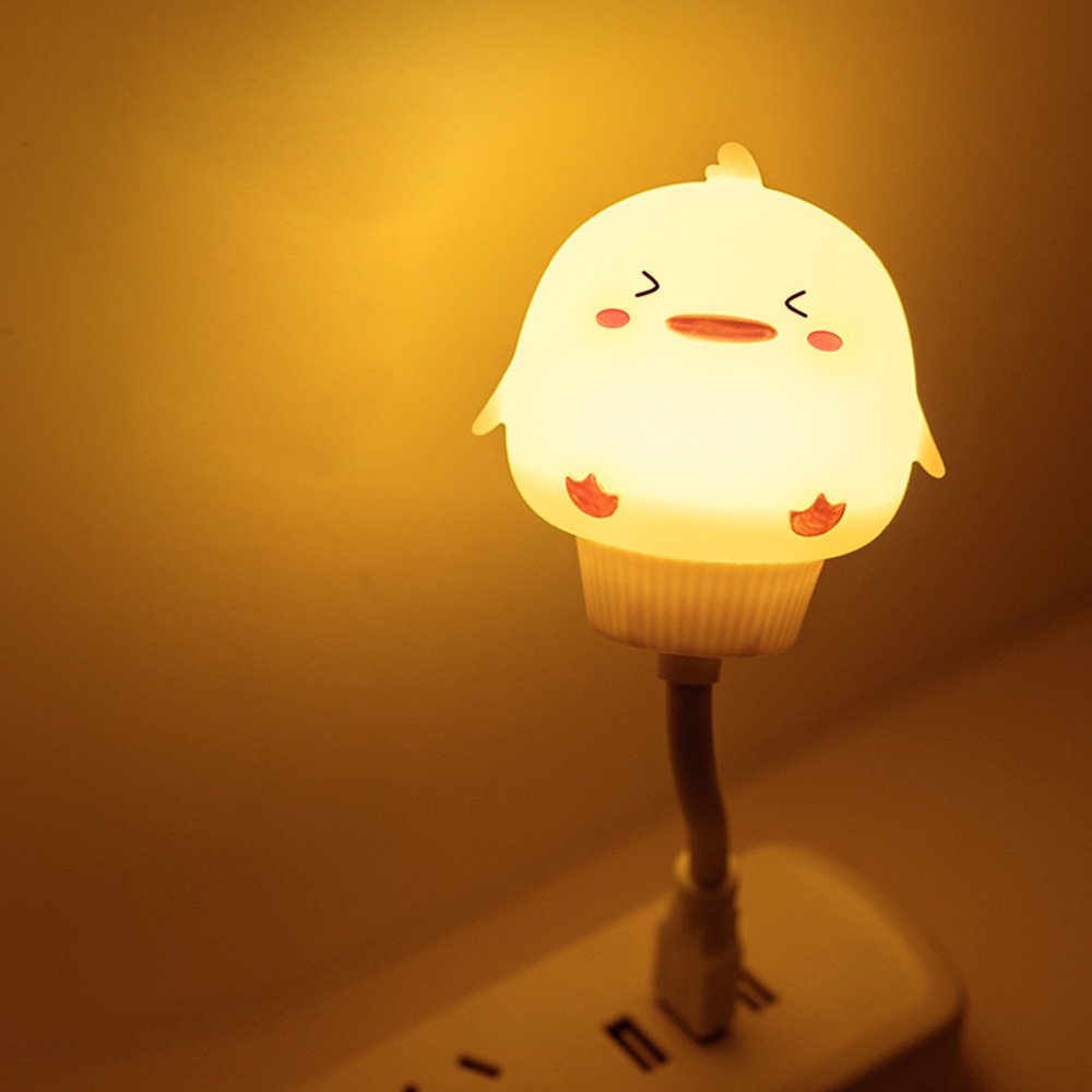 Đèn Ngủ Hình Động Vật Dễ Thương Sạc Cổng Usb Tiện Dụng