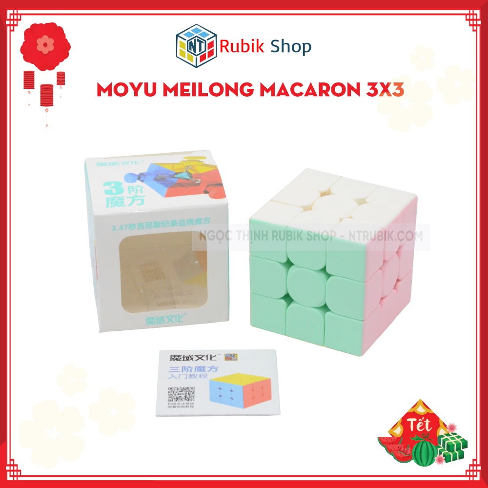Bộ sưu tập Rubik Moyu Meilong Macaron 2x2, 3x3, 4x4, 5x5 Stickerless