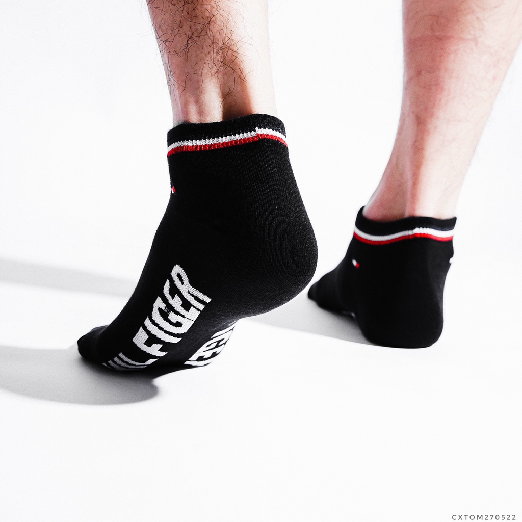 1 Đôi Vớ Tất Nam Nữ Chữ Tommy Hilifiger Êm Mềm Mịn Mát