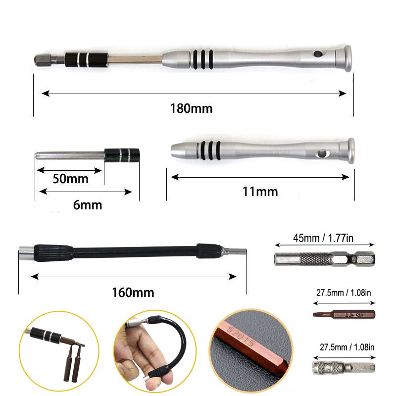 60 in 1 Multi-Tool Precision Screwdriver Set Screw Driver Bits Set Repair Tools PC Mobile Phone Repair Hand Tool Screwdriver Kit