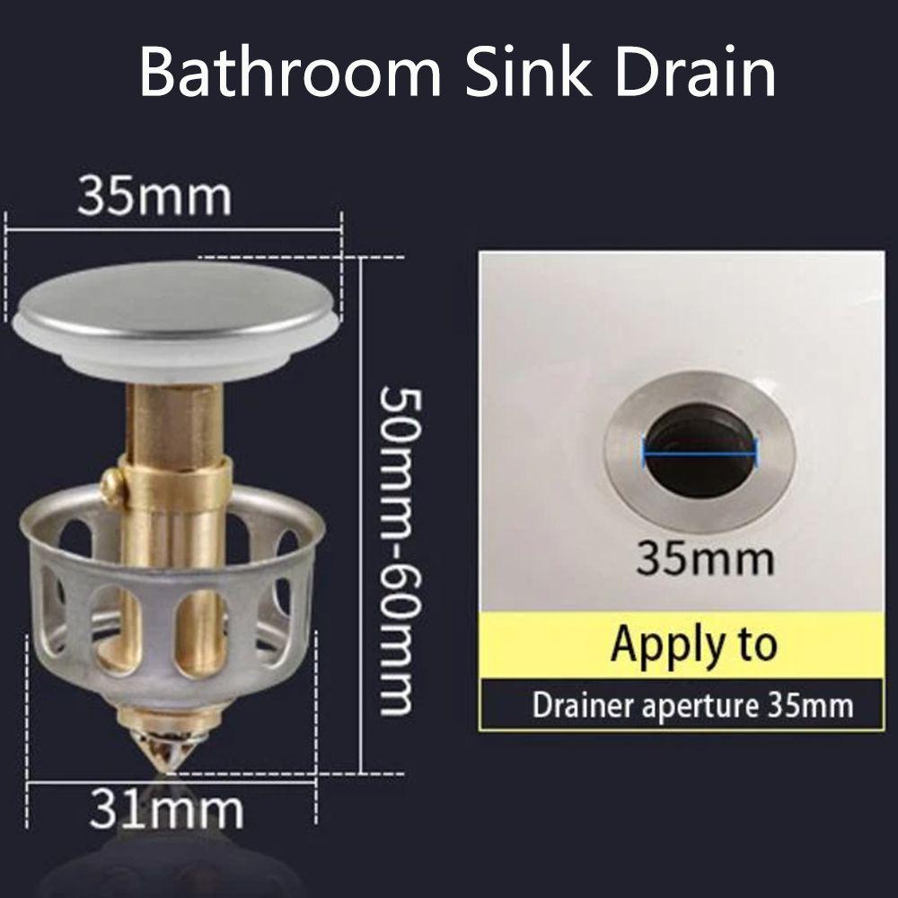 1 Nút Chặn Lỗ Thoát Nước Bồn Rửa Chén Bằng Nhựa PC Chất Lượng Cao