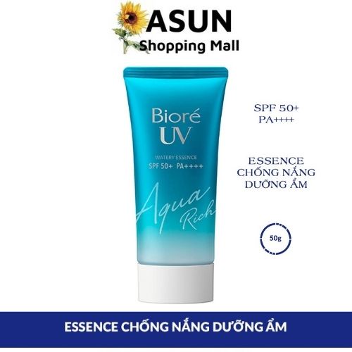 Kem Chống Nắng Dưỡng Ẩm Biore UV Watery Essence Aqua Rich SPF 50+ PA++++