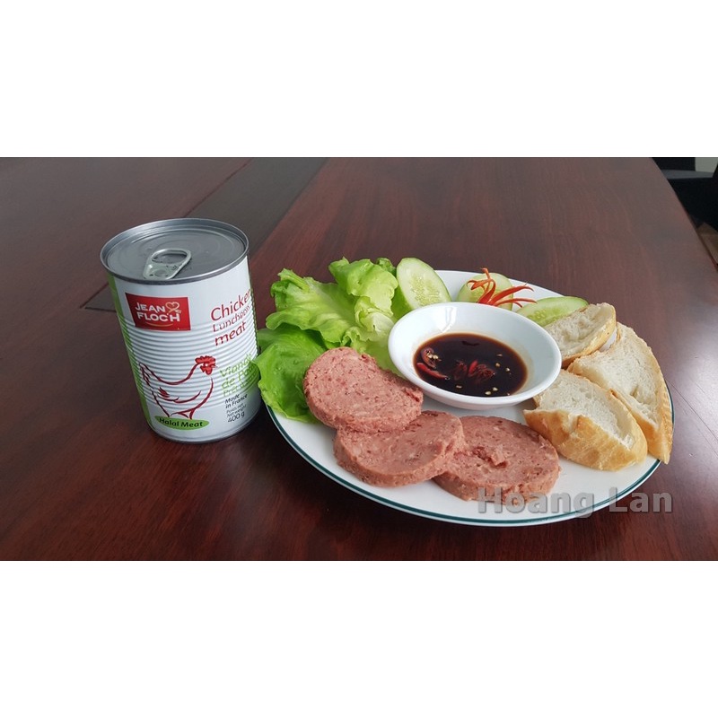 Thịt hộp Chicken Luncheon Meat Jean Floch 400g - Pháp