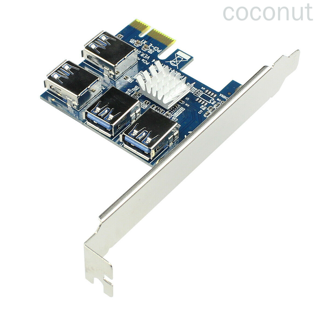 Bảng mạch mở rộng chuyển đổi từ Pci-E X1 sang USB 3.0 4 cổng