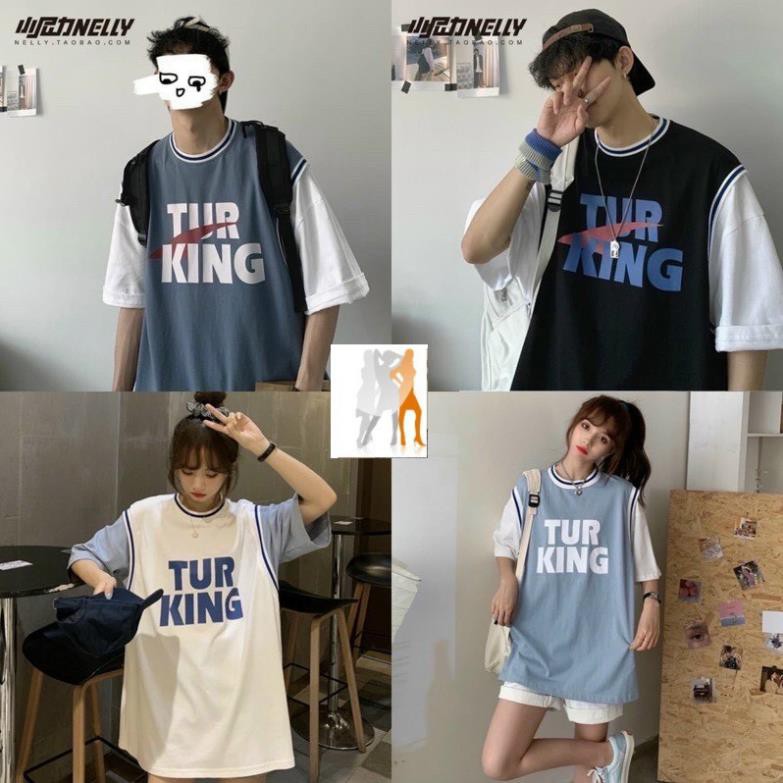 Áo thun bóng rổ unisex có tay áo như hình Tur King - Trùm Chuyên Sỉ Thời Trang  ྆ ྇ ྇