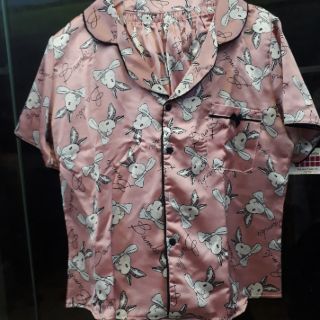 Bộ pijama lụa phi bóng