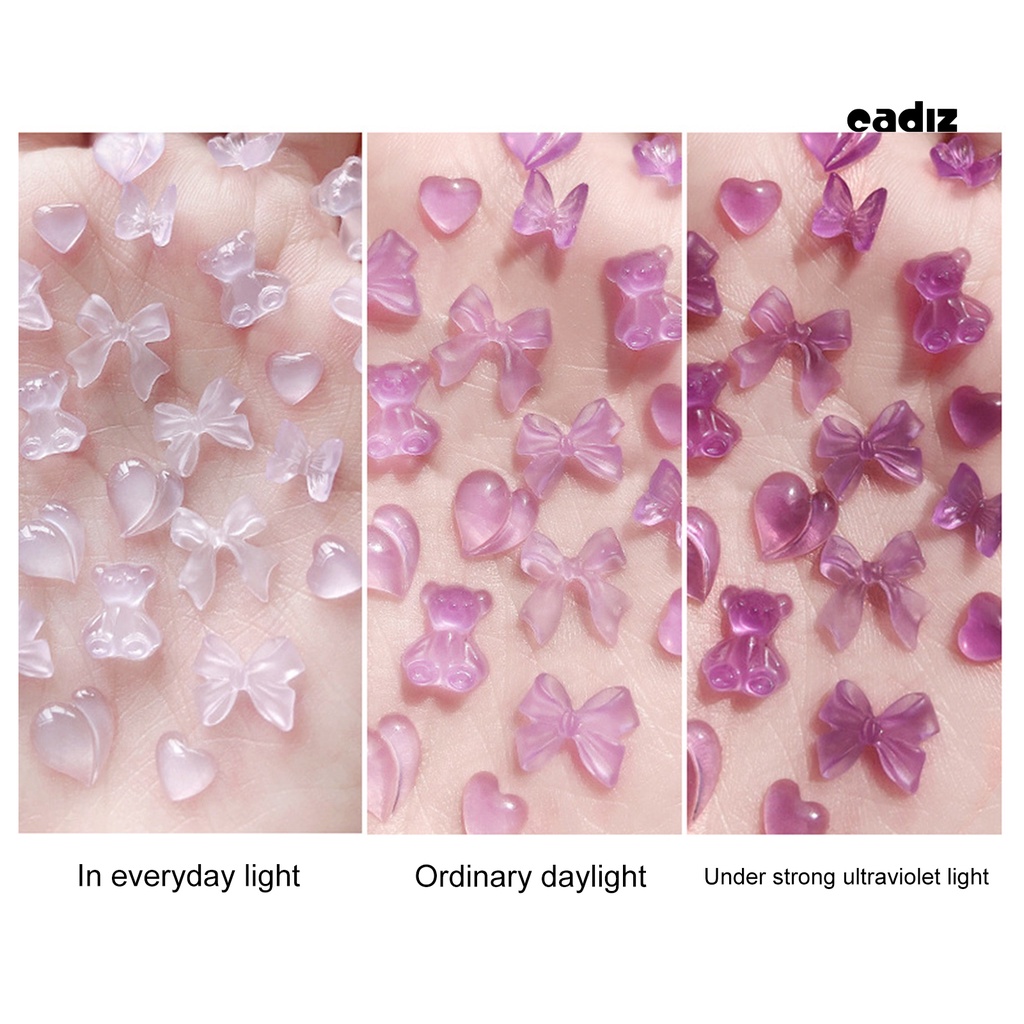 1 Hộp Phụ Kiện Trang Trí Móng Tay Nghệ Thuật 3D Màu Sắc Sống Động Dễ Phối Đồ Cho Nữ