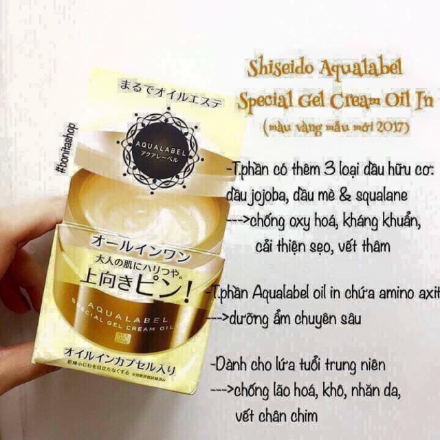 ❤️❤️Kem AQUALABEL 5in 1 vàng Nhật💧💧