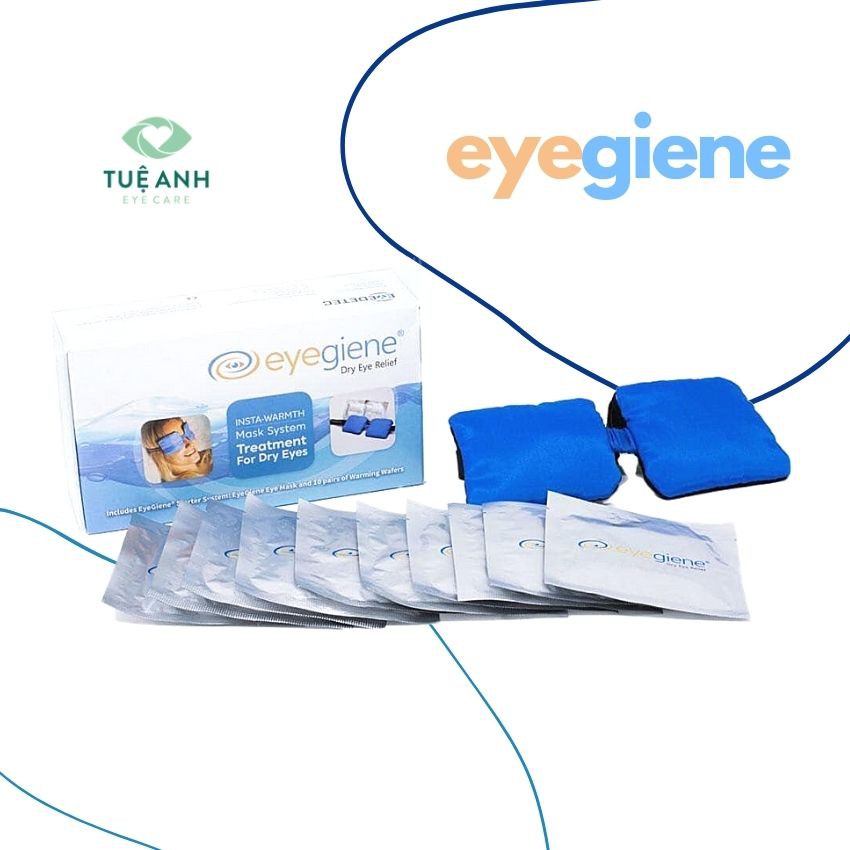 BỘ CHƯỜM ẤM MẮT EYEGIENE - USA – GIẢI PHÁP TUYỆT VỜI CHO KHÔ MẮT-VIÊM TUYẾN BỜ MI-CHẮP-MỎI MẮT