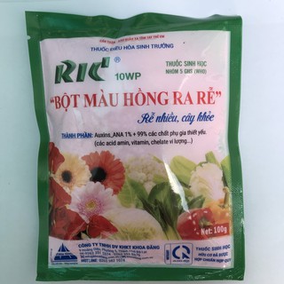 Điều hòa sinh trưởng ric 10wp bột màu hồng 100gr