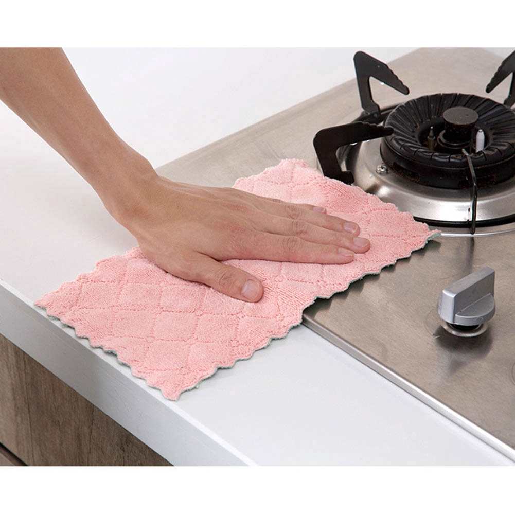 Set 2 Khăn Lau Thấm Nước Tiện Lợi Cho Nhà Bếp