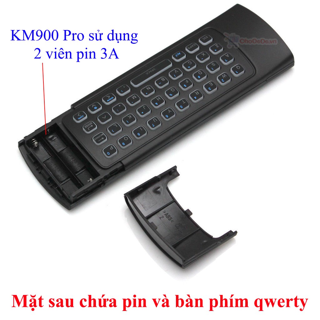 Chuột bay bàn phím KM900 Pro cao cấp tích hợp đèn LED sáng ban đêm chuyên dùng cho Android Box, Smart TV, máy tính