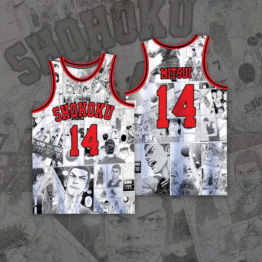 Áo Bóng Rổ SLAMDUNK SHOHOKU Cá Tính